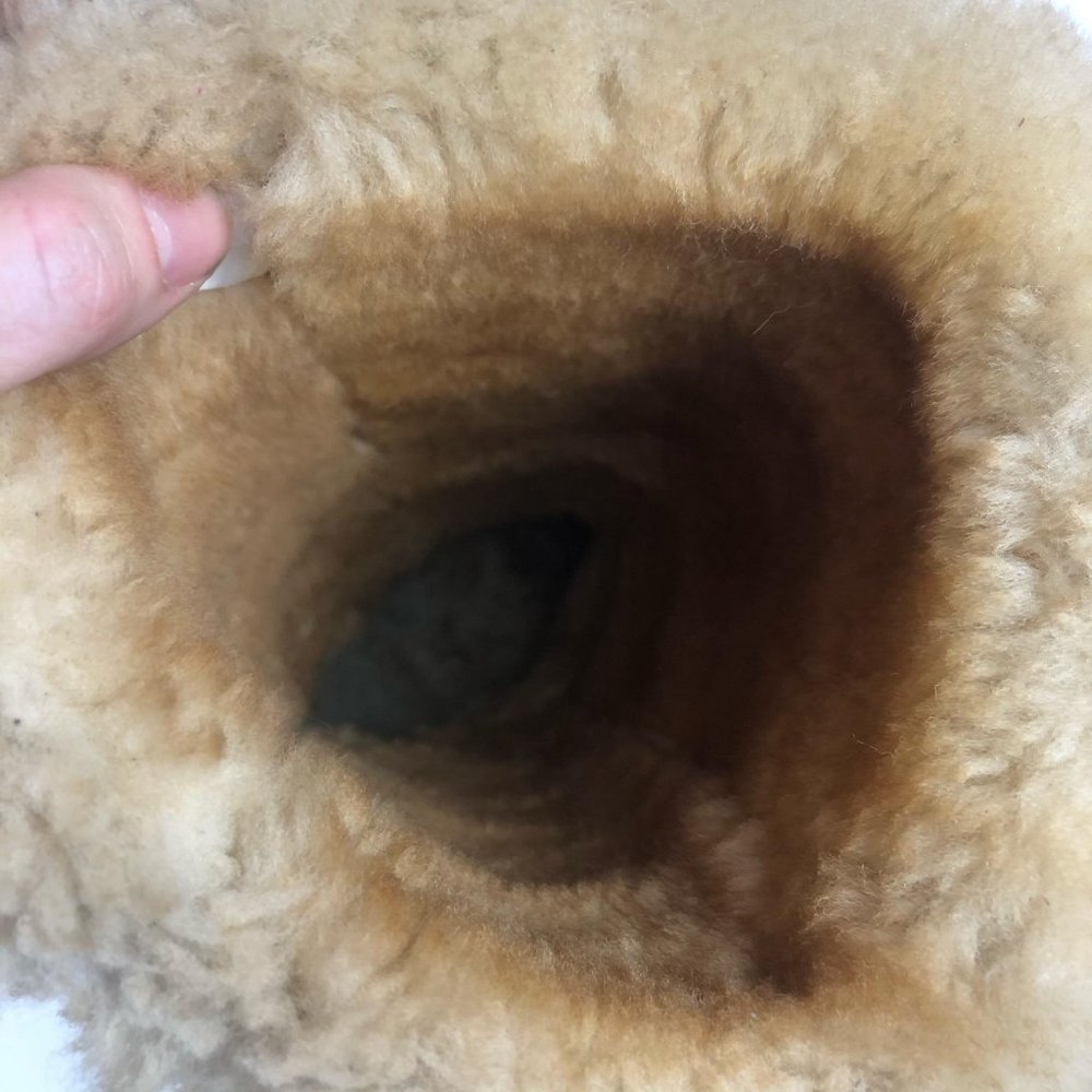 *SOLD* L.L. Bean Shearling Fleece Lined Suede Boots Sz 8 - Picture 8 of 10